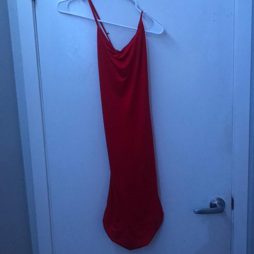 A red sexy dress